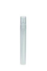 10 ml PE-Flasche transparent, Ø 15,1–16,3 mm, Mini-Sprühzerstäuber mit Schutzkappe transparent