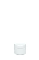 15 ml Nouvelle Cremetiegel doppelwandig weiß – ohne Abdeckscheibe