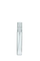 20 ml PP-Flasche transparent, Ø 19,4–19,9 mm, Mini-Sprühzerstäuber mit Schutzkappe transparent