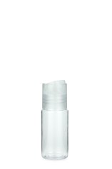 30 ml PETG-Flasche transparent, Ø 29,5 mm, Disc-Top-Verschluss transparent