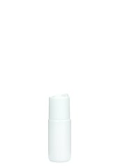 30 ml PETG-Flasche weiß, Ø 29,5 mm, Disc-Top-Verschluss weiß
