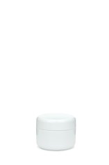 30 ml Nouvelle Cremetiegel doppelwandig weiß – ohne Abdeckscheibe