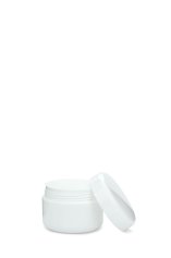 30 ml Nouvelle Cremetiegel doppelwandig weiß – mit Abdeckscheibe