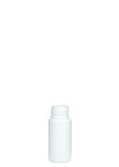 30 ml PETG-Flasche weiß, Ø 29,5 mm, ohne Verschluss