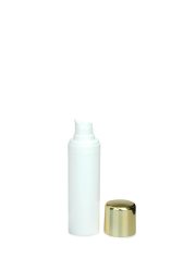 30 ml Airless Spender - Primo - weiß, Kappe gold