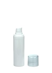 30 ml Airless Spender - Primo - weiß, Kappe klar