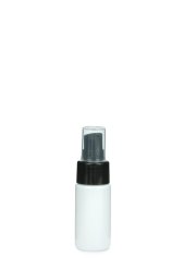 30 ml PETG-Flasche weiß, Ø 29,5 mm, Lotionpumpe schwarz