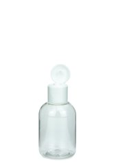 50 ml PET-Flasche transparent, Ø 37,8 mm, Klappverschluss weiß