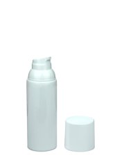 50 ml Airless Spender - Medio - weiß - Recycling-PP