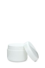 75 ml Nouvelle Cremetiegel doppelwandig weiß – mit Abdeckscheibe