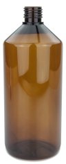 1000 ml PET-Flasche braun, Ø 88,5 mm, ohne Verschluss