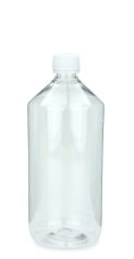 1000 ml PET-Laborflasche transparent, Ø 88,5 mm