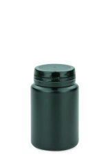 100 ml HDPE-Kapseldose schwarz – Jaycap-Prellverschluss mit Erstöffnungsanzeige