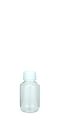 100 ml PET-Laborflasche transparent, Ø 47,8 mm