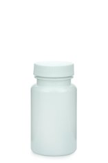 100 ml PET-Packer Schraubdose weiß (38/400) – mit Schraubdeckel, matt gerippt