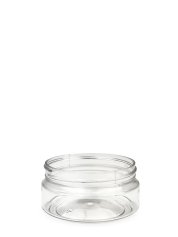 100 ml R-PET-Classic Tiegel klar (70/400) – ohne Deckel