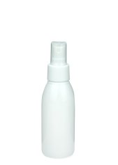 100 ml R-PET-Flasche weiß, Ø 41,9 mm, Sprühzerstäuber weiß