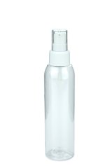 125 ml PET-Flasche transparent, Ø 39,5 mm, Lotionpumpe weiß