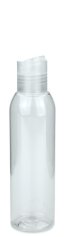 150 ml PET-Flasche transparent, Ø 42,2 mm, Disc-Top-Verschluss transparent