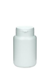 150 ml HDPE-Kapseldose weiß – Jaycap-Prellverschluss mit Erstöffnungsanzeige
