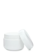 150 ml Nouvelle Cremetiegel doppelwandig weiß – mit Abdeckscheibe