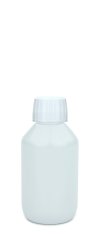 150 ml PET-Laborflasche weiß, Ø 52,4 mm, Verschluss weiß