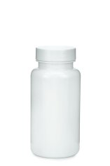 150 ml PET-Packer Schraubdose weiß (38/400) – mit Schraubdeckel, glänzend