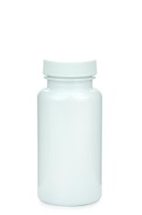 150 ml PET-Packer Schraubdose weiß (38/400) – mit Schraubdeckel, matt gerippt