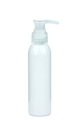 150 ml PET-Flasche weiß, Ø 42,2 mm, Seifenpumpe natur