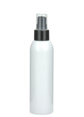 150 ml PET-Flasche weiß, Ø 42,2 mm, Lotionpumpe schwarz