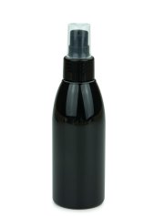 150 ml PET-Flasche schwarz, Ø 46,2 mm, Lotionpumpe schwarz