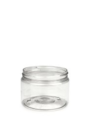 150 ml R-PET-Cylindrical Zylinderdose klar (70/400) – ohne Deckel