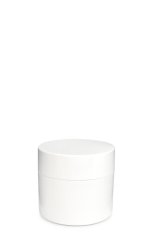 150 ml Serina Cremetiegel doppelwandig weiß – glänzend