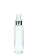150 ml PET-Flasche transparent, Ø 42,2 mm, Sprühzerstäuber, Luxury-Ausführung natur