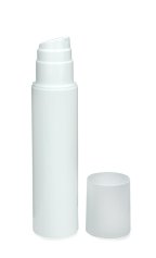 200 ml Airless Spender - Grande - weiß, Kappe milchig, transparent