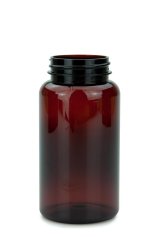 200 ml PET-Packer Schraubdose braun (45/400) – ohne Verschluss