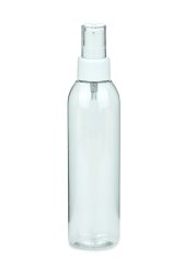 200 ml PET-Flasche transparent, Ø 45,8 mm, Lotionpumpe weiß