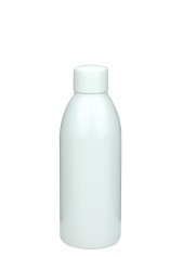 200 ml PET-Flasche weiß, Ø 50,4 mm, Schraubverschluss weiß
