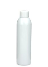 200 ml PET-Flasche weiß, Ø 45,8 mm, Schraubverschluss mit Spritzeinsatz weiß