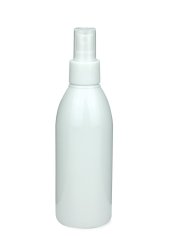 200 ml R-PET-Flasche weiß, Ø 50,4 mm, Sprühzerstäuber weiß