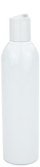 250 ml R-PET-Flasche weiß, Ø 49,0 mm, Disc-Top-Verschluss weiß
