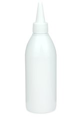 250 ml PET-Dosierflasche weiß, Ø 54,5 mm, Schraubkappe weiß