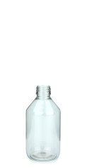 250 ml PET-Flasche transparent, Ø 60 mm, ohne Verschluss