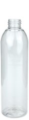 250 ml R-PET-Flasche transparent, Ø 49 mm, ohne Verschluss
