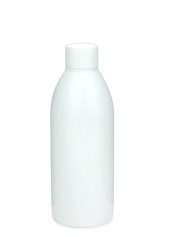 250 ml PET-Flasche weiß, Ø 54,5 mm, Schraubverschluss weiß