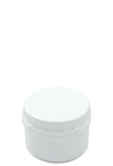 250 ml UN-Schraubdose weiß ohne Abdichtplombe – bauartgeprüft (X)