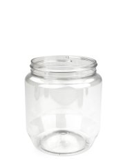370 ml PET-Cremetiegel klar (70/400) – ohne Deckel