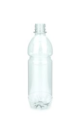 500 ml PET-Flasche transparent, Ø 64 mm, ohne Verschluss