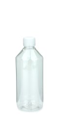 500 ml PET-Laborflasche transparent, Ø 69,5 mm