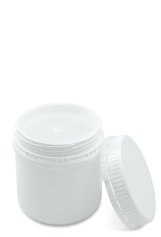 500 ml UN-Schraubdose weiß mit Abdichtplombe – bauartgeprüft (X)